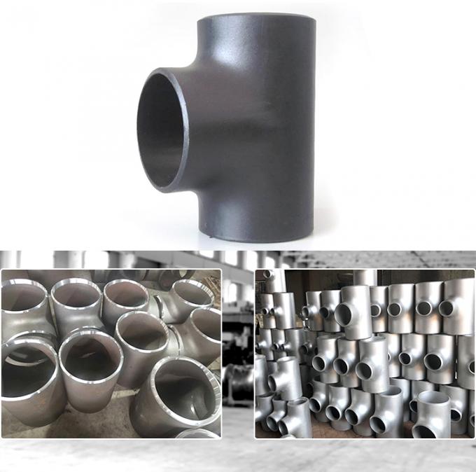 Gli accessori per tubi d'acciaio mostrano il T uguale del acciaio al carbonio per il produttore del T dell'uguale della Estremità-saldatura del acciaio al carbonio del macchinario
